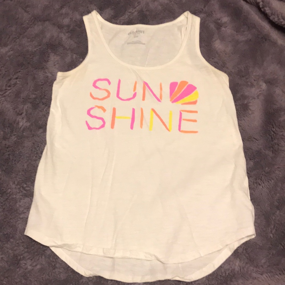 Old Navy neon sunshine tank size S
